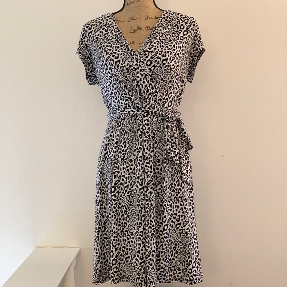SOLD—Liz Claiborne Animal Print A-line Dress